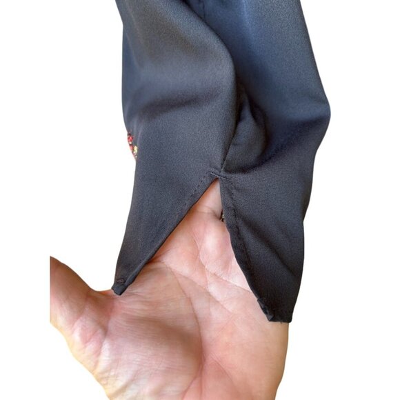 Juicy Couture Women's XL Black Sleeveless Top With Embellished Sequin Designs‎ - Picture 6 of 7